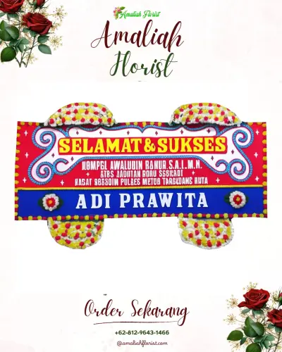 Karangan Bunga Ucapan Selamat di Tanah Sirah Piai Nan Xx