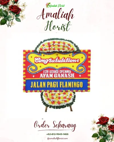 Bunga Papan Congratulation di Tanah Sirah Piai Nan Xx
